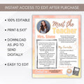 meet the teacher flyers